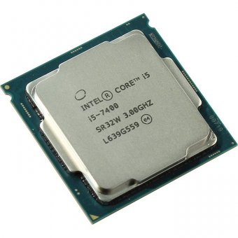  Процессор Intel Core i5 7400 Soc-1151 (CM8067702867050S R32W) (3GHz/Intel HD Graphics 630) OEM 